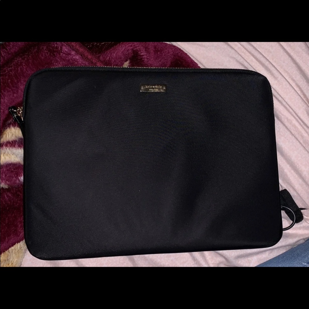 Kate spade laptop case sleeve black nylon 13 inch